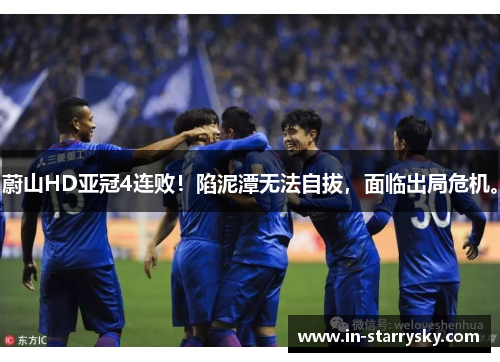 蔚山HD亚冠4连败！陷泥潭无法自拔，面临出局危机。